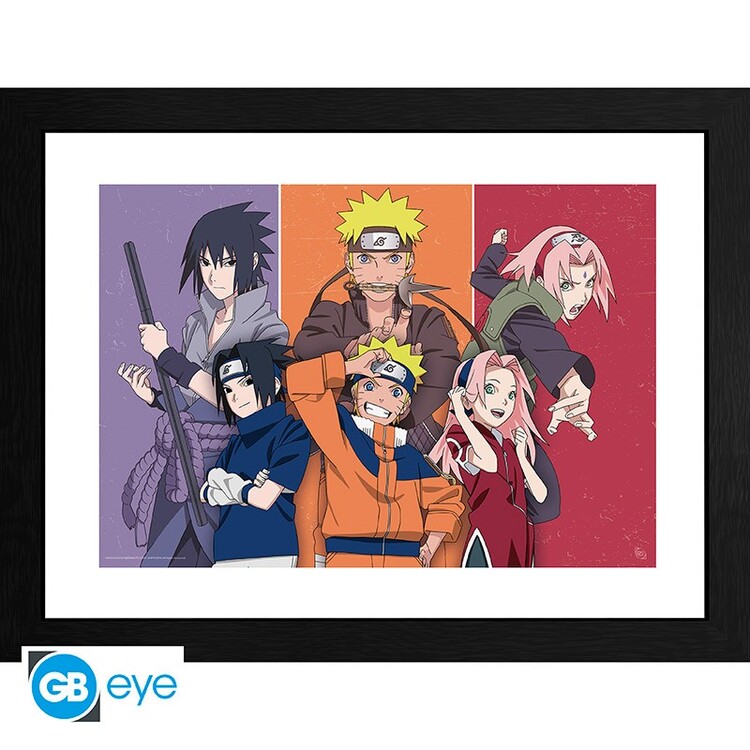 Naruto Shippuden - Adults and Children Poster Emoldurado, Quadro em